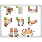 Detox Foot Patches Pads for Body Stress Relief (Set of 10)(Pack Of 2)