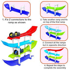 Ramp Racer , Multi level Ramp Racing Car Toy Set